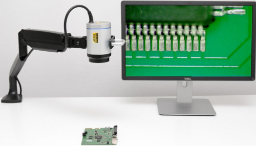 Digital Microscope for In-line SMT Electronics Inspection