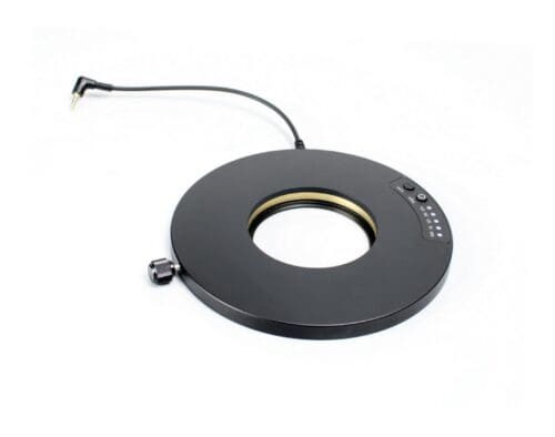 Large Aperture LED Ring Light with Brightness Selector Level
